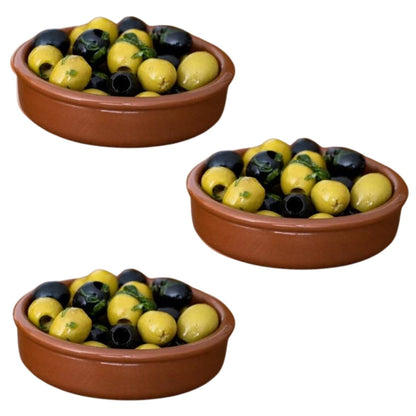 3 x Tapas Terracotta Serving Dishes 10cm - CharcuterieBoard.com