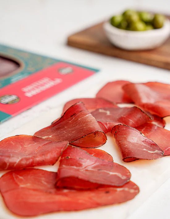 British Bresaola Charcuterie (60g) - CharcuterieBoard.com