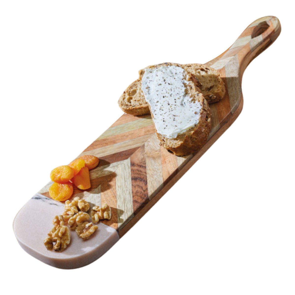 Serenity Charcuterie Board | Marble & Mango Paddle Board - CharcuterieBoard.com