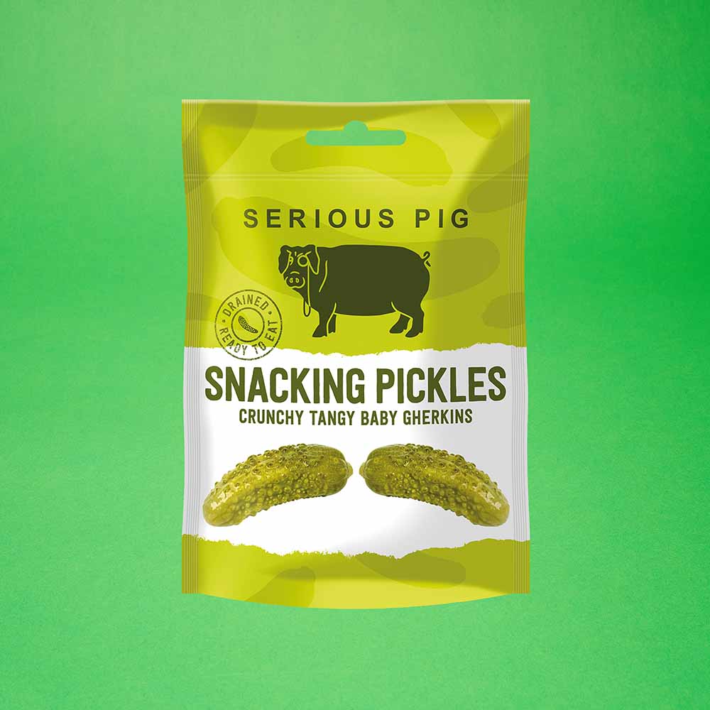 Snacking Pickles Crunchy Tangy Baby Gherkins (40g) - CharcuterieBoard.com