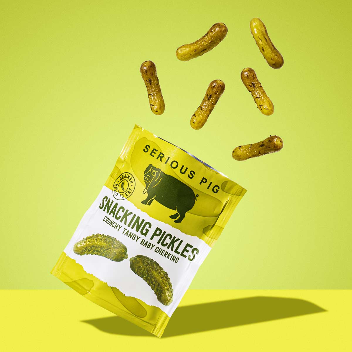 Snacking Pickles Crunchy Tangy Baby Gherkins (40g) - CharcuterieBoard.com